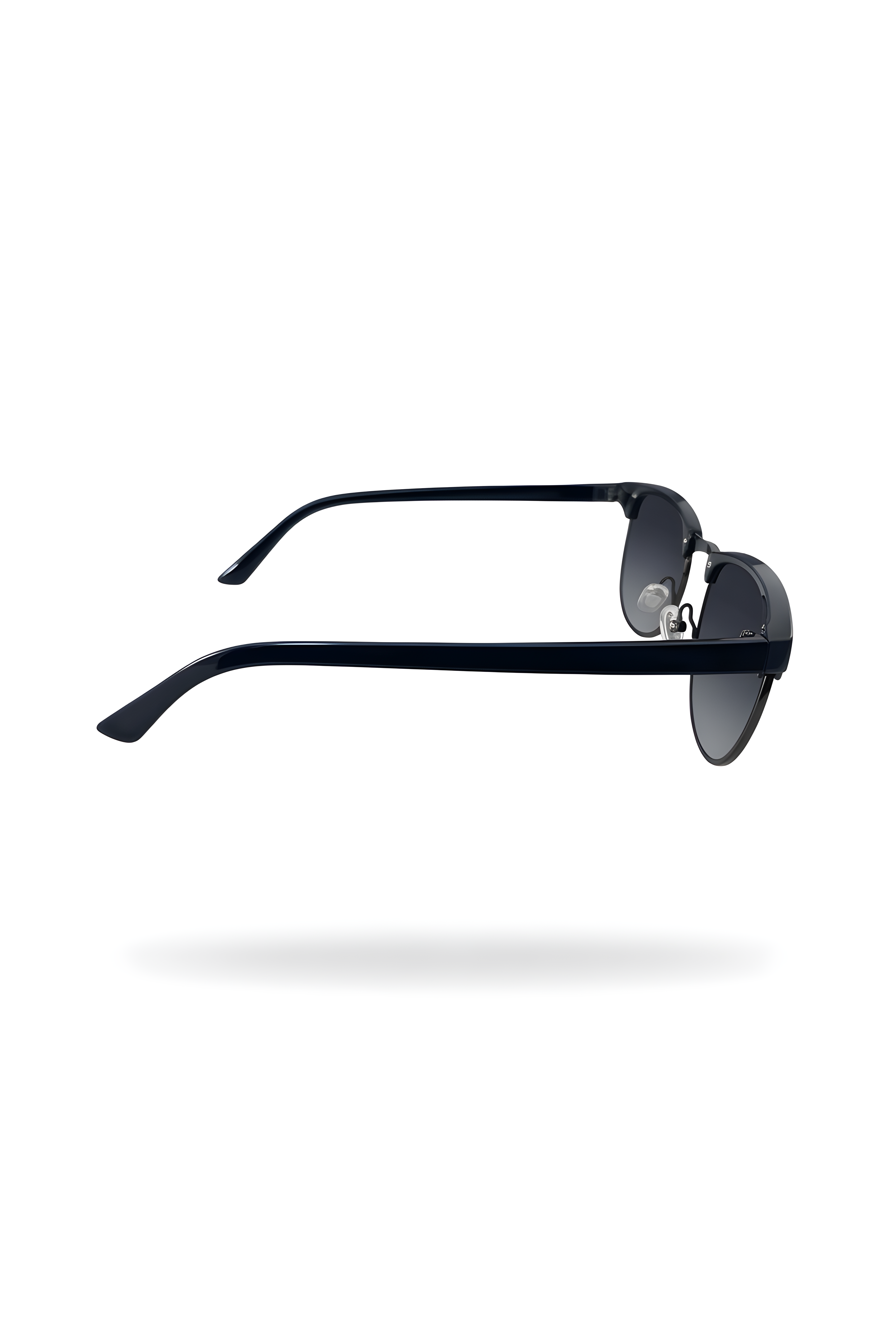 Blue Vision Clubmaster Sunglasses for Men & Women | UV Protection Retro Browline Eyewear