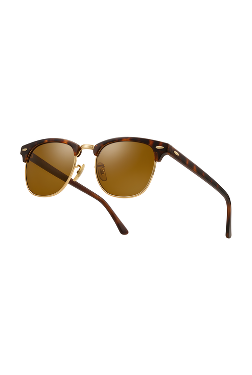 Blue Vision Clubmaster Sunglasses for Men & Women | UV Protection Retro Browline Eyewear